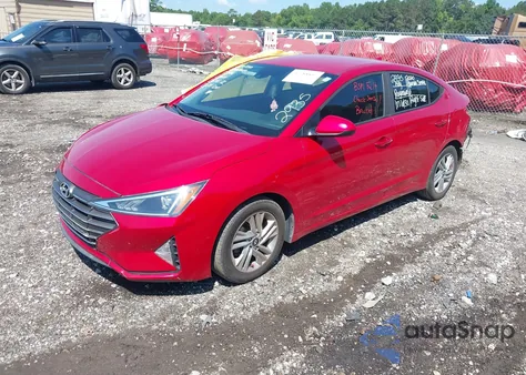 2020 Hyundai Elantra Sel z USA, uszkodzony, nr VIN 5NPD84LF6LH576233